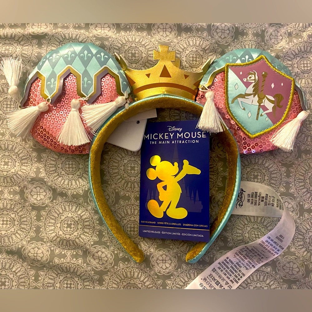 Mickey Mouse: The Main Attraction Ear Headband-Prince Charming Regal Carrousel